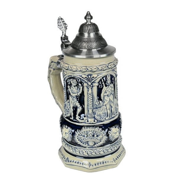 Beer Steins By King Thewalt 1893 Stein Of Kings Relief German Stein