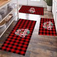 thumbnail image 1 of Ganfancp Alfombrillas de Cocina de Navidad Juego de Dos Alfombrillas para El Dormitorio de Casa Alfombrilla para La Entrada Del Baño Resistentes a Las Manchas Alfombrillas para La Puerta de Entrada O, 1 of 6