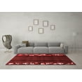 thumbnail image 3 of Ahgly Company Indoor Rectangle Abstract Red Modern Area Rugs, 7' x 10', 3 of 4
