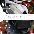 thumbnail image 4 of Santa Claus 17.7" Sports Bag with Interior Zipper Pocket and Large Capacity - Ideal for Travel, Soccer, and Yoga, 4 of 6