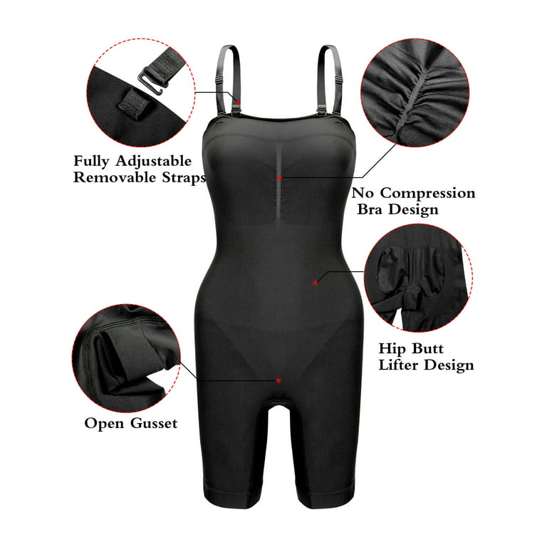 Strapless Shapewear Bodysuit for Women Tummy Control Shaper Seamless Butt  Lifter Thigh Slimmer full Body Shapewear