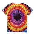 thumbnail image 4 of AherBiu Toddler Girls Clothes Tie-Dye Tops Short Sleeve Summer Casual Loose Crewneck Top Tees Tshirt for Kids, 4 of 5