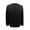 Black, variant on uikmnh Men's Autumn and Winter Simple Solid Color Knit Sweater Pullover