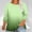 Green plus size tunic tops for women a1, variant on thefmos Plus Size Tops for Women Fall Winter Round Neck 3/4 Sleeve Flowy Casual Basic Pullover Tunic Blouse Loose Fit Comfy Gradient Tshirt Solid Color Dressy Business Work Clothes, Yellow 4XL
