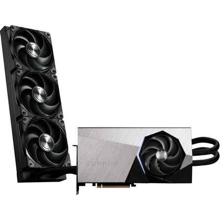 MSI Suprim GeForce RTX 5090 SUPRIM LIQUID SOC 32GB GDDR7 Video Card
