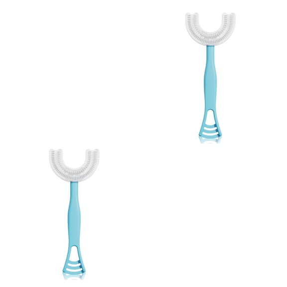 Bearachild Cepillo de para bebé ergonómico de doble cara de silicona de 360 ​​grados, cepillo de Manual en forma de U, cuidado Type3 NO3 Bearachild CBP078531