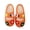 Orange, variant on Women's Fuzzy Slippers Non- Rubber Sole Warm Lining House Slippers Outdoor Indoor with Memory Foam Soft-Lightweigh with Arch Support Great Gift for Her