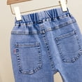 thumbnail image 4 of THJRPQJFD Wide Leg Jeans for Girls Baggy Denim Jeans Girl Daily Wear Bootcut Jean Baby Girls Cute High Waist Solid Color Pants with Pockets Girl's Clothes, 4 of 4