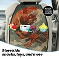 thumbnail image 4 of Goofa Gigantic Skull In Clouds Pattern Car Back Seat Protector for Kids (2 Pack) ,Anti-kick Storage Mat for Car Seats,Shields from Footprints, 4 of 6