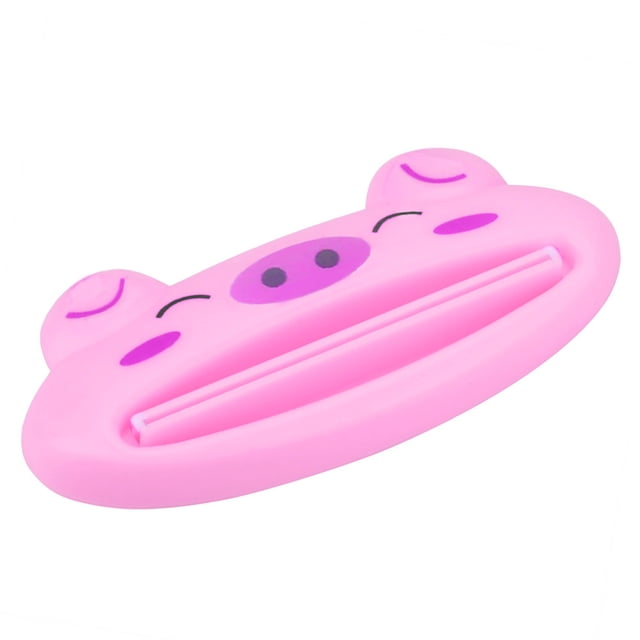 HOT Bathroom Home Tube Rolling Holder Squeezer Easy Cartoon Toothpaste Dispenser
