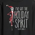 thumbnail image 3 of The Nightmare Before Christmas - Holiday Spirit In My Bones - Men's Long Sleeve T-Shirt, 3 of 5