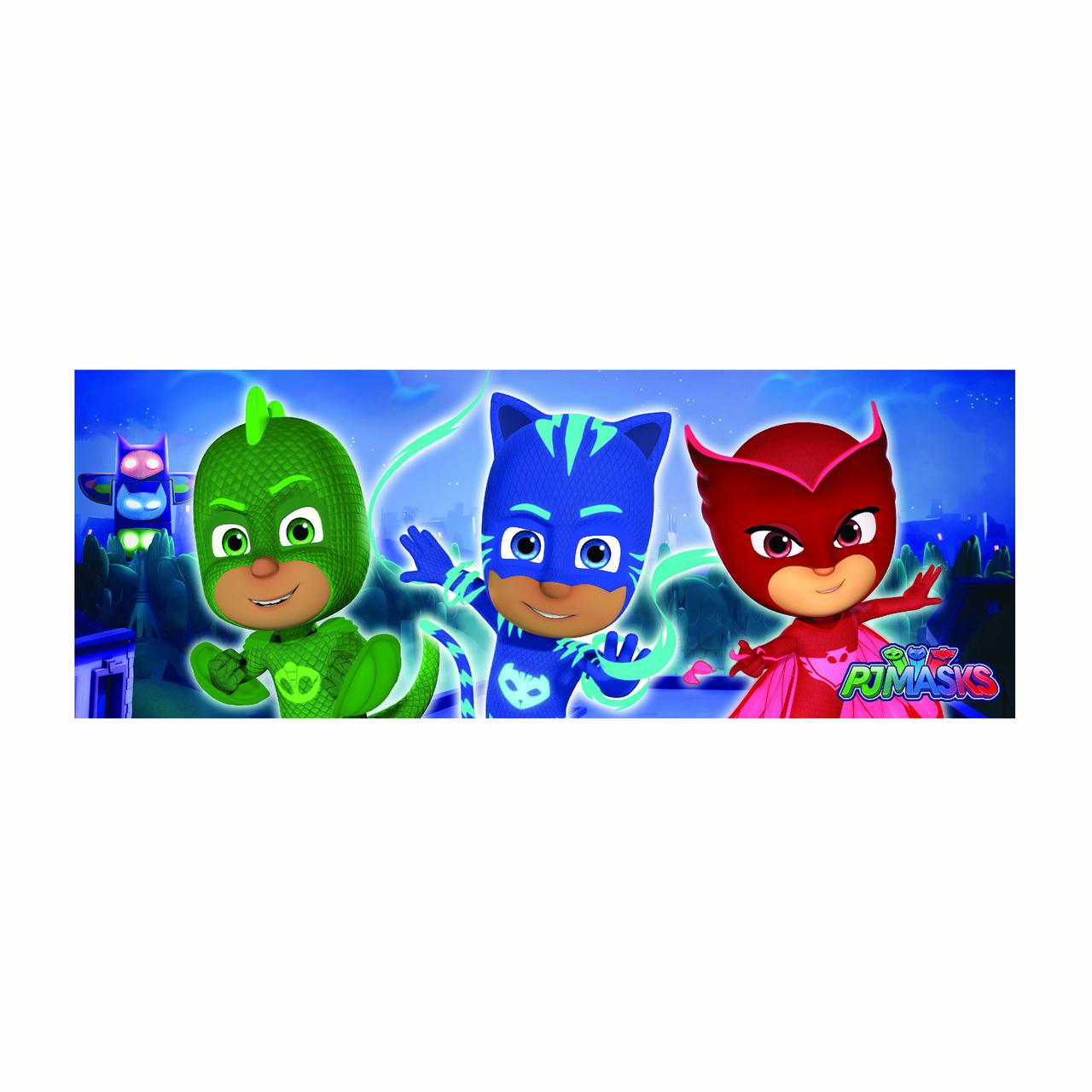 PJ Masks Body Pillow Cover with Zipper, Kids Bedding, 20 x 54, Crime