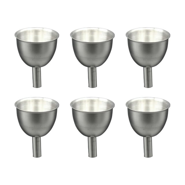 Rongfmy 6 Pieces Kitchen Funnels Set Multifunction Filling Bottles Funnel Food Grade for