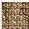 thumbnail image 4 of Soimoi Polyester Crepe Fabric Leaves & Magnolia Floral Print Fabric by Yard 42 Inch Wide, 4 of 5