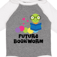 thumbnail image 4 of Inktastic Future Bookworm Boys or Girls Long Sleeve Baby Bodysuit, 4 of 5