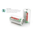 thumbnail image 4 of Tenergy Centura D Size 8000mAh Low Self-Discharge (LSD) NiMH Rechargeable Batteries, 1 Card 2-Pack, 4 of 4