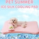 thumbnail image 3 of Cama Gruesa para Perros, Desmontable, con Colchón Refrescante para Gatos, Sofá de Seda Helada con Flores y Cojín de Esponja Elástica para Verano con Almohada., 3 of 6