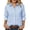 Blue, variant on Bosfbaoi Long Sleeve Shirts for Women Vertical Striped Lapel Collar Drop Shoulder Long Sleeve Womens Tops Oversized Button Down Shirts