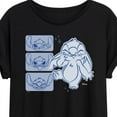 thumbnail image 3 of Disney - Lilo & Stitch - Sketched Faces of Stitch - Women's Oversized T-Shirt, 3 of 5