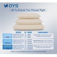 thumbnail image 6 of OYS Talalay Natural Latex Pillows for Sleeping Neck Pain Relief with Organic Removable Tencel Cover(Queen，27.5" x 15.7" x 5.5", Firm), 6 of 9