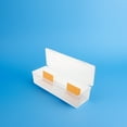 thumbnail image 4 of Nestingho Caja De Almacenamiento Transparente Para Barajas Con Divisores Ideal Para Oficina Y Hogar, 4 of 7