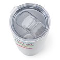 thumbnail image 3 of CafePress - Just Because I Can't Talk ... Stainless Steel Trav - Insulated Stainless Steel Travel Tumbler 20 oz., 3 of 3