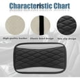 thumbnail image 4 of LAICAIW Car Center Console Cover, Universal Leather Waterproof Armrest Seat Box Cover Protector, Comfortable Car Decor Accessories Fit for Most Cars, Vehicles, SUVs-Gray, 4 of 7