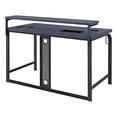 thumbnail image 3 of OSP Home Furnishings Reload Gaming Desk with RGB LED Lights and Power Hub, Grey, 3 of 5