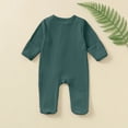 thumbnail image 4 of BOBOGOJP Baby Footies Pajamas, 2-Way Zipper Baby Sleepers with Mitten Cuffs - Long Sleeve Baby Zip Up Onesie for 0-12 Months Dark Green for Size 3-6 Years, 4 of 4