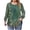 Green, variant on QQAMB Shirts for Women Plus Size Fall Dressy Casual Blouses Trendy Pleated Floral Printed Long Sleeve Tunic Tops