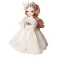 thumbnail image 3 of Muñeca de Niña de 30 Cm Articulada Princesa de Maquillaje Beige Baoblaze, 3 of 8