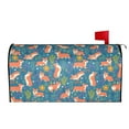 thumbnail image 3 of Fotbe Corgi with Flowers Mailbox Covers Post Letter Box Cover Garden Decor Standard Size-25.5x21 in, 3 of 9