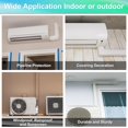 thumbnail image 3 of Cenipar 3" W 18.5Ft Mini Split Line Set Cover Line Set Cover Kit for Air Conditioner Mini Split Air Conditioner Heat Pump Durable, 3 of 8