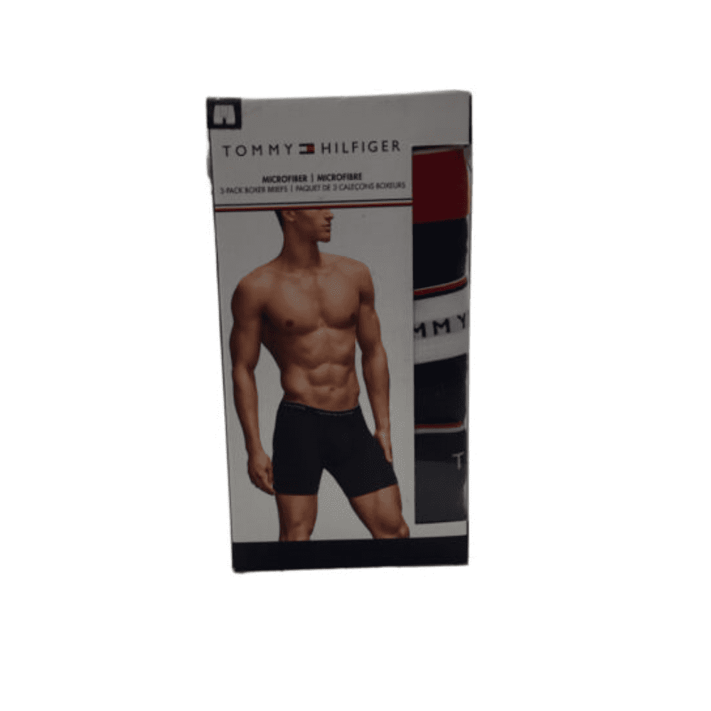 Tommy Hilfiger Men S Microfiber Boxer Briefs Pack Multicolor Lg