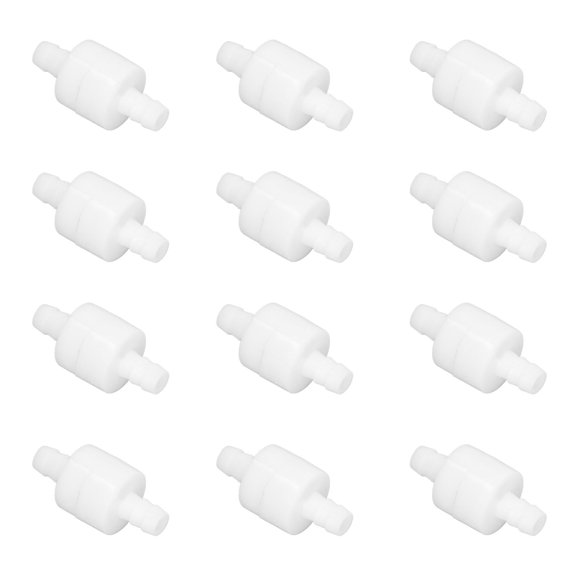 Single Way Check Valve One Way Check Valve Water Stop Check Valve Fish Tank Check Valve Check Valve 12 Pcs Single Way Check Valve PE High Temperature  Spring Water Stop Check Valve
