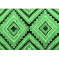 thumbnail image 1 of Ahgly Company Indoor Rectangle Abstract Emerald Green Modern Area Rugs, 8' x 10', 1 of 4
