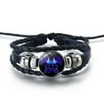thumbnail image 4 of Serene Manifestation Bracelet 12Constellations Gemstone Leather Improve Energy J Y7E1, 4 of 6