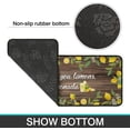 thumbnail image 5 of Lemon Kitchen Rug Decor Set of 2, Washable Microfiber Running Rugs Lemon Decoration Mats 17"x 47" + 17"x 30", 5 of 7