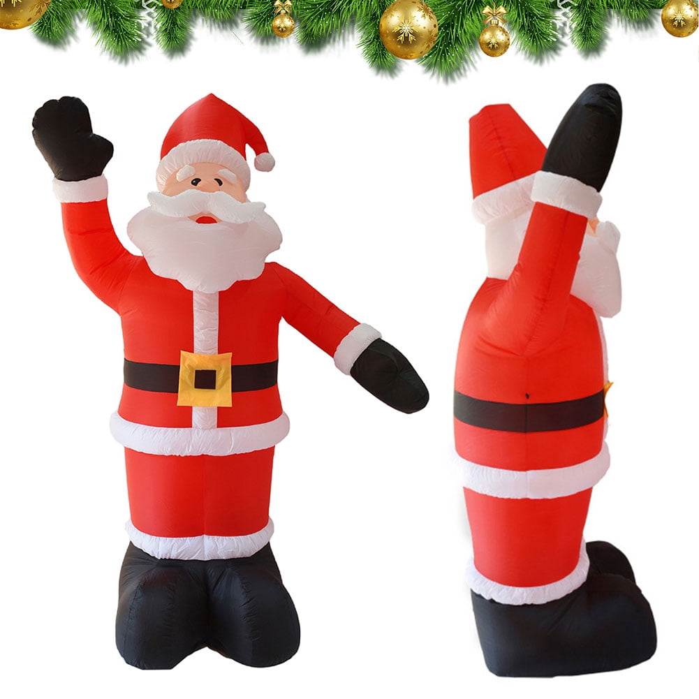 Baright Inflatable Santa Claus 2.4M Air Blown Up Model for Xmas Party Decor (US)