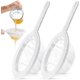 thumbnail image 1 of 2pcs Fine Mesh Strainer Nylon Food Mesh Sieve Plastic Mesh Colander - Miao, 1 of 5