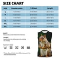 thumbnail image 4 of Kdxio Squirrels Eating Peanuts On The Tree for Men's Muscle T-shirt,Sleeveless for Workout Running Athletic Gym Lounge Casual, 4 of 5