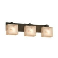 thumbnail image 2 of Justice Design Group Alr-8923-55 Alabaster Rocks 27" Modular 3 Light Vanity Light - Bronze, 2 of 2
