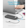 thumbnail image 3 of Anker Power Bank, PowerCore III Elite 25600 PD 60W with 65W PD Charger, Power Delivery Portable Charger Bundle for USB C MacBook Air/Pro/Dell XPS, iPad Pro 2020, iPhone 11 Pro / 11 / X / 8, and More, 3 of 7