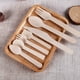 thumbnail image 3 of Cuchara desechable, cuchillo y tenedor de madera, cuchara, vajilla de protección del medio ambiente, juego de cubiertos, tenedor para pastel, helado, postre, cuchara de madera, pala de madera para, 3 of 3