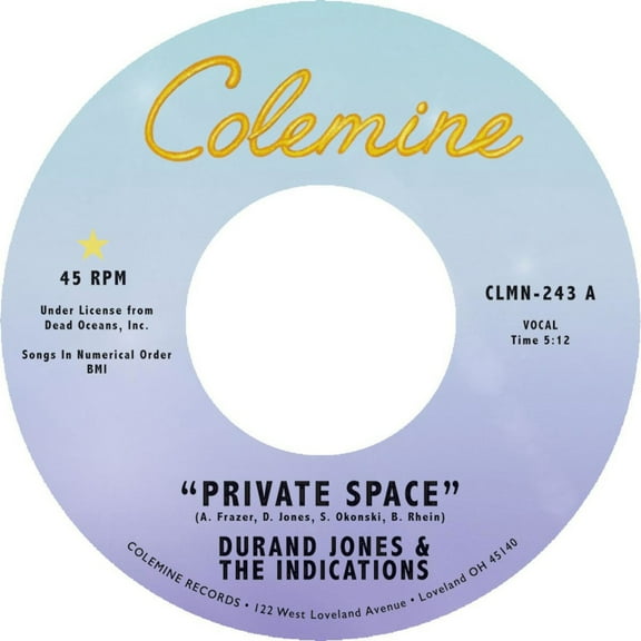 Jones,Durand & the Indications - Private Space / Sea Of Love - Music & Performance - Vinyl [7-Inch]