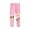 Pink, variant on Girls Printed Leggings Multipack Girl Yoga Pants Soft Comfortable Pants for Kids Full Length Stretchy Pants Pink 6 Years