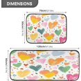 thumbnail image 3 of GZHJMY Colorful Hearts Kitchen Rug Set of 2 Non Slip Washable Cushioned Anti-Fatigue Kitchen Mat Comfort Standing Floor Mat for Kitchen Washroom Bedroom Carpet Runner, 3 of 7