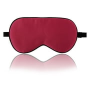 Natural Silk Sleeping Mask with Adjustable Strap Supersmooth Eye Mask