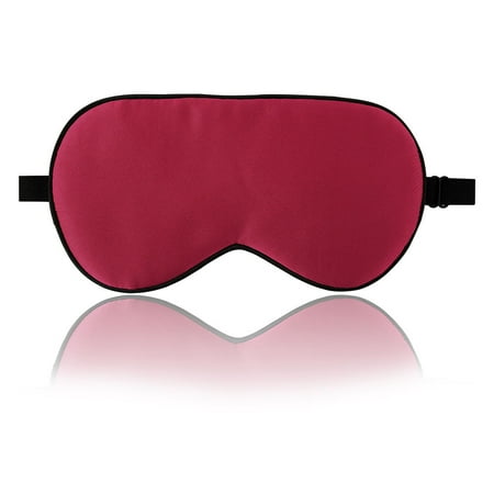 Natural Silk Sleeping Mask with Adjustable Strap Supersmooth Eye Mask