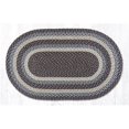 thumbnail image 1 of Tapis Ovale Tressé 27 x 45 Po. - Bleu, 1 of 1